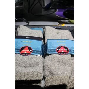 2 Pk Wigwam Trail Mix Fusion Men's/Women's Size XL 12-15 Socks (New)